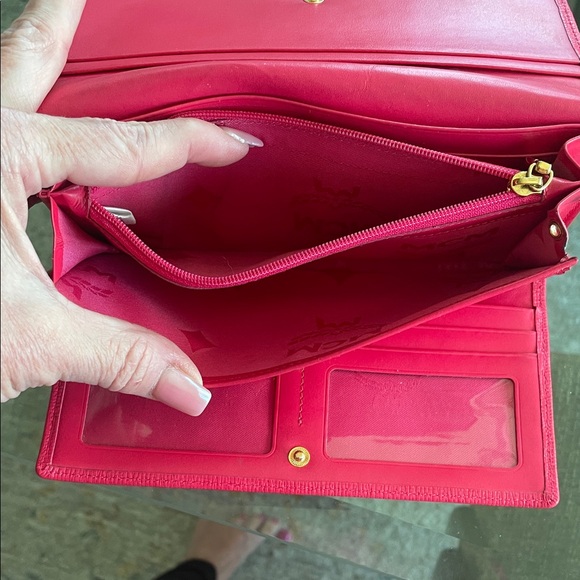 MCM Fuchsia Leather Wallet - Picture 6 of 8